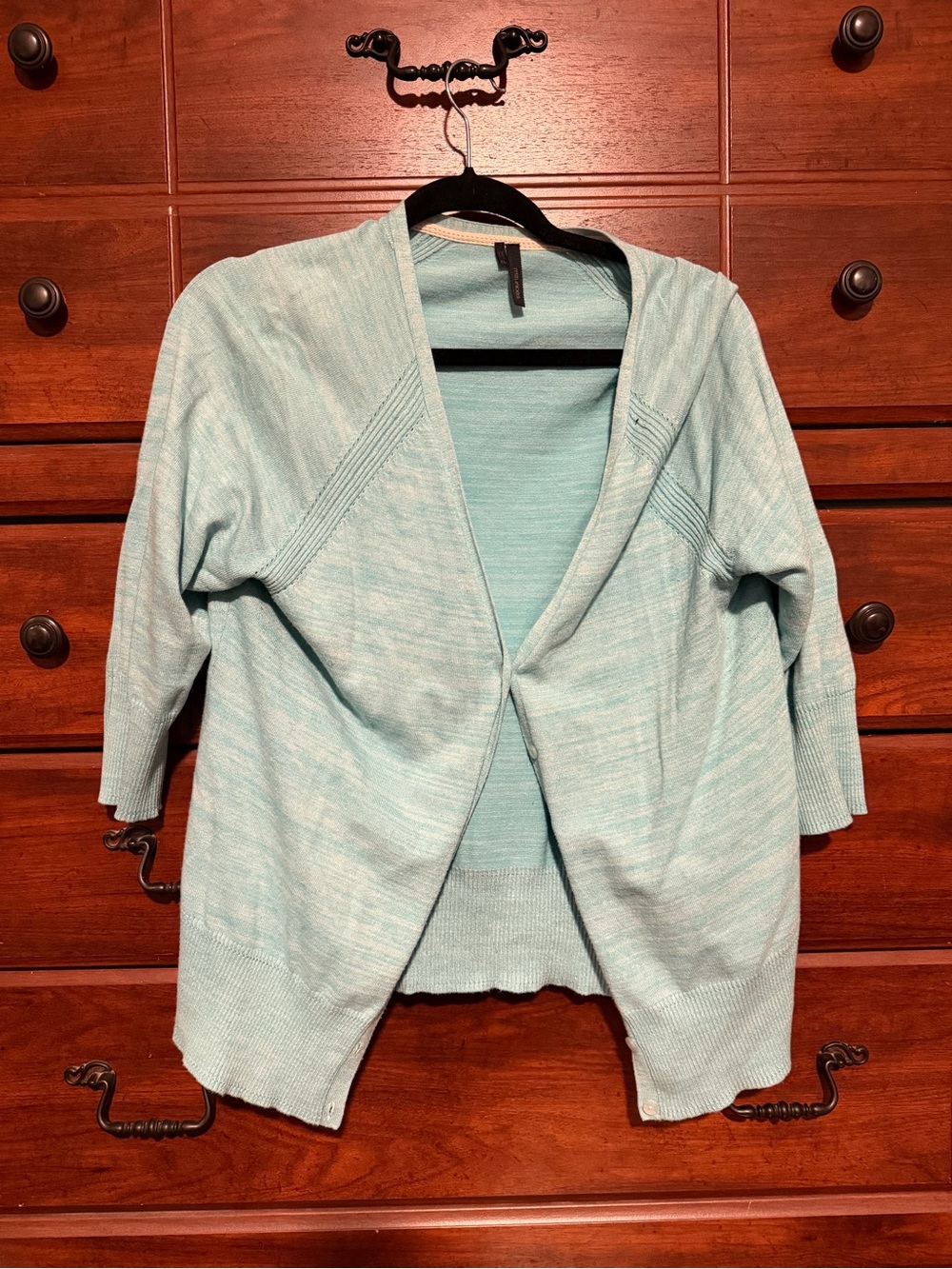 Maurices Light Aqua Open-Front Women's Cardigan